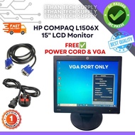 🇲🇾【CHEAPEST】 HP L1506x 15" LCD Monitor | VGA Display | Budget Office Monitor | Used Monitor Malaysia