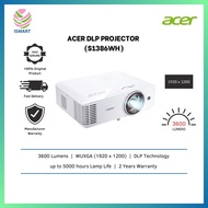 Acer Projector S1386WH 1280 x 800 WXGA 3600 Lumens DLP Technology