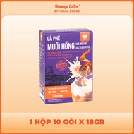 Cà phê Muối Hồng Himalaya hòa tan đậm đà từ Message Coffee đặc sản cafe Huế thơm ngon tiện lợi hộp 1