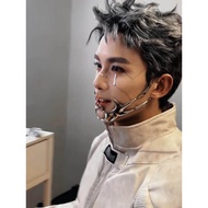 Cyberpunk Mask Accessories Halloween cos Half Face Accessories Female Mask Accessories Halloween Cos