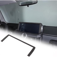 Soft Carbon Fiber Car Central Control Panel GPS Navigation Panel Frame Trim Compatible with Ineos Gr