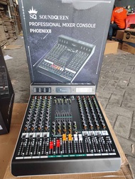 mixer 8 channel soundqueen phonix 8 hpf pad