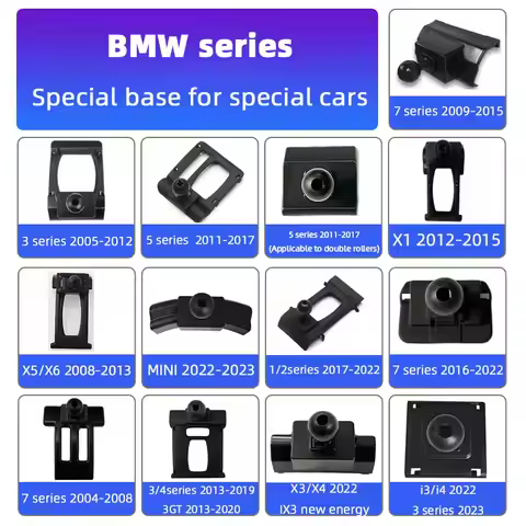 Car Bracket Base for BMW X1 X2 X3 X4 X5 X6 X7 I3 I4 1 2 3 4 5 6 7 Series Buckle Base Fixed Phone Spe