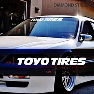 สติ๊กเกอร์ TOYO TIRES Toyo tires สติ๊กเกอร์โตโยไทร์ สติ๊กเกอร์ติดกระจก สติ๊กเกอร์ติดรถ รถซิ่ง สติ๊กเกอร์