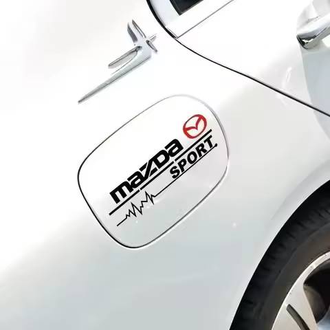 Sport Racing Car Window Fuel Tank Decal Sticker Decor Auto Accessories For Mazda Speed MS RX8 RX7 MX