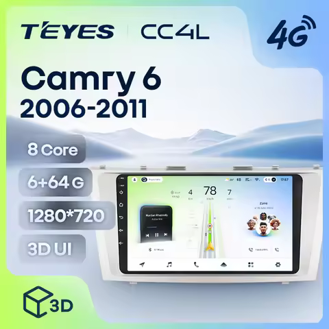 TEYES CC4L For Toyota Camry 6 XV 40 50 2006 - 2011 Car Radio Multimedia Video Player Navigation ster