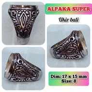Super alpaca burnt alpaca agate ring.65