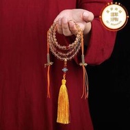 天然黃水晶佛珠 108顆手持念珠 多層多圈手&amp;#x0932c; 男女款流行飾品