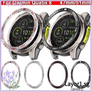 LAYOR Watch Bezel Ring, Protective Stainless Steel Bezel Ring Styling , Decorative Anti-Scratch Repl