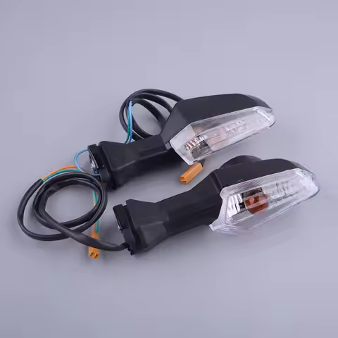 12V 10W 1 Pair Rear Turn Signal Indicator Light Fit for Kawasaki Ninja 250 300 650 1000 Z1000SX ER6N
