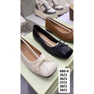 Women's soft leather flat shoes 6866 5/9 Phuong Shoes