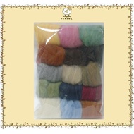 Maggie Magie Wool Felt Monopoly~Japan Hamanaka Top Mix Series (H320-001) (15 Colors Combination Pack