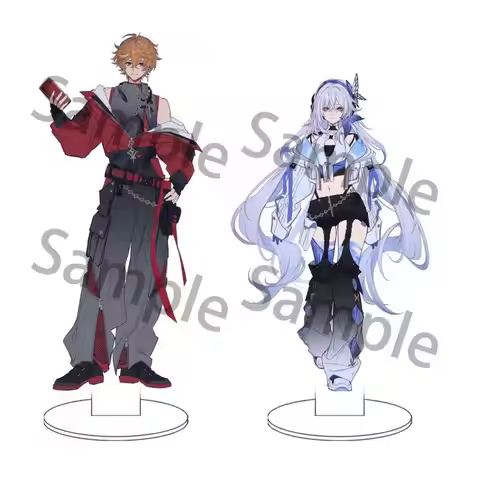 Genshin Impact Tartaglia Desktop Ornaments Skirk acrylic standee Boys educational toys Creative desi