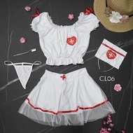 Sexy Lingerie Set Costume Nurse Sexy Women's Nurse Cosplay Costume CL06