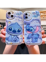 เคสโทรศัพท์ภาพการ์ตูนน่ารักAnime เรื่อง Lilo & Stitch ลาย Stitch ของDisney ผลิตภัณฑ์แอนิเมชั่น เคสโท