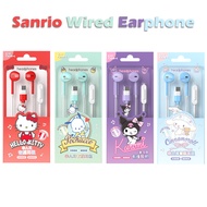 1.1m Sanrio Characters JS-0194 Semi-in-ear Wired Earphones Kuromi Hello Kitty Pochacco Cinnamoroll T