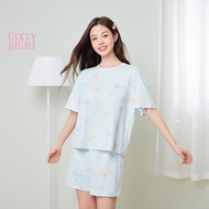 6IXTY8IGHT KAITH C BRUSHED JERSEY PAJAMA SET FOR WOMAN GIRL HW09687