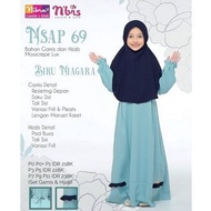 FQH SETELAN GAMIS ANAK NIBRAS NSAP 69 SET HIJAB / GAMIS ANAK NIBRAS