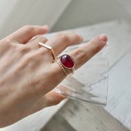 Pinkoi Proxy Purchase - K10[berry風味のrubellite tourmaline]ring
