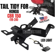 HONDA CBR 150R CB 150R CBR150R CB150R 2019-2024 License Plate Frame Holder Bracket Rear Fender Tail 