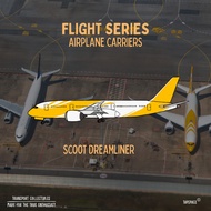 Scoot Dreamliner Plane Aircraft Carrier Keychain
