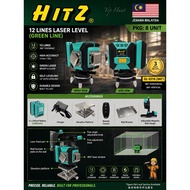 HITZ® 12 LINES LASER LEVEL (GREEN LINE)