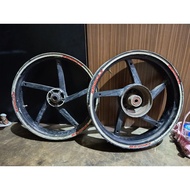 17 inch wide tread rims, 17 inch wide tread racing rims, tiger revo megapro verza gl motorcycle whee