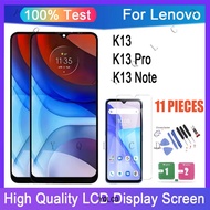 Original Lenovo K13 K13 Pro K13 Note LCD Display Touch Screen With Frame Replacement