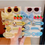 E-SHOP1--- 9pcs/set KIDS CHARACTERS HAIR ACCESSORIES