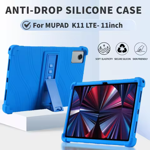 for MuPad K11 LTE 11" Tablet PC Case Tablet Shockproof Cover Soft Silicon Stand Protective Shell
