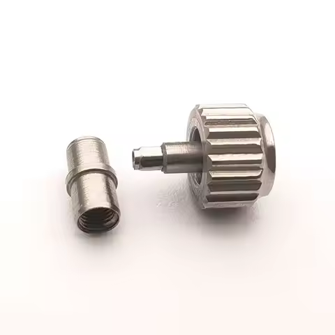 6.5mm Steel Watch Crown For OMG Seamaster Diver 300M 210.3042 210.32.42 Watches, High Quality Watch 