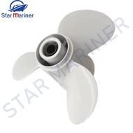 664-45949-02-EL Aluminum Boat Outboard Propeller For Yamaha 25HP 30HP Outboard Engine 69P 61N 9-7/8x