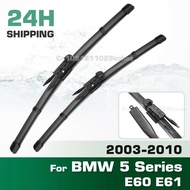 Front Wiper Blades Set For BMW 5 Series 520i 523i 525i 528i 530i E60 E61 2003 - 2010 24"+23"