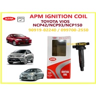 ORIGINALToyota Vios NCP42 NCP93 NCP150 APM Ignition Plug Coil  90919-02240 / 099700-2550