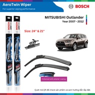 Mitsubishi Outlander 2007 To Present Car Wiper, Bosch AeroTwin, U-Mount, Outlander Wiper
