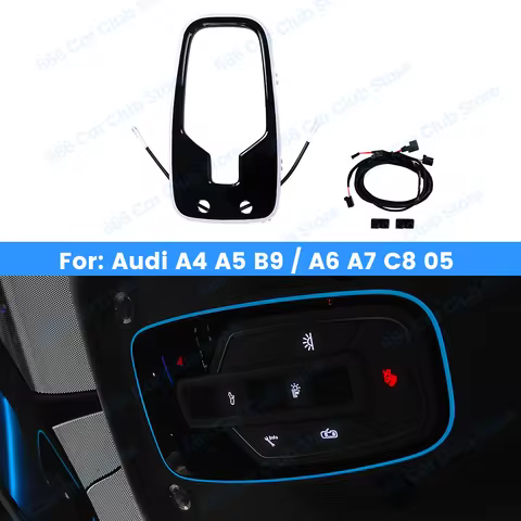 32 Colour Car LED Car Top Reading Light For Audi A4 A5 Q5 B9 A6 A7 C8Top Decorative Light Atmosphere