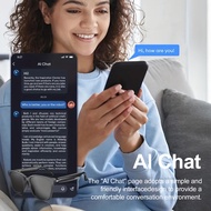 AI Translator Smart Glasses Travel Language Translator รองรับ 75 ภาษาเหมาะสำหรับการเรียนรู้ธุรกิจการ