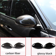 carbon fiber car rearview mirror protective cover exterior accessories auto accessories For Alfa Rom