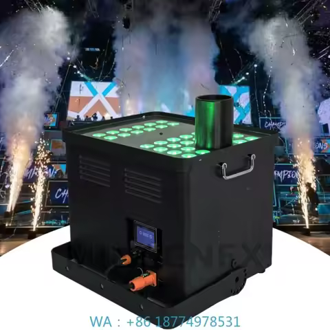 Co2 Jet Cannon Liquid Dj Smoke Machine for Parties Club Stage Event Waterproof 18M Vertical Fog 4000
