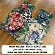 BLOCK MAGNET TANUTONG XMAX CNC BILLET MAGNET COVER (FREE COVER KEONG)