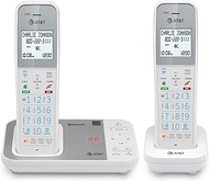 AT&amp;T DAL75211 DECT 6.0 Cordless Home Phone with Smart Call Blocker, Bluetooth Connect to Cell, Digital Answering Machine, Full-Duplex Speakerphone, Expandable to 5 HS (White)