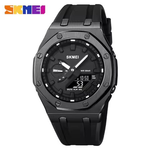 SKMEI 2243 Men's Watch Student Electronic Watch Multi functional Sports Waterproof Night Glow Electr