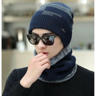 WOMAN HAT + MEN'S SCARF SET