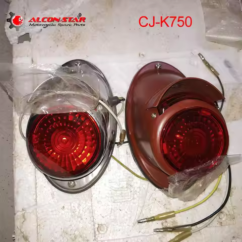 Alconstar- Retro Motorcycle CJ-K750 750cc Rear Fender Rear Light Taillight For BMW R1 R51 R72 Ural M
