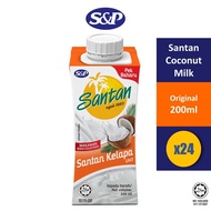 S&amp;p Coconut Milk Coconut Milk UHT 24x200ml (1CTN)