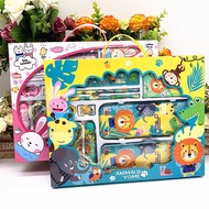 [ 7 in 1 ] Stationery Set Gift Box Children Bag Children's Day Gift Birthday Party For Kids