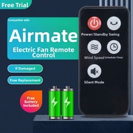 BAIYINGTE | Airmate Fan FSW52R Remote Control with Battery