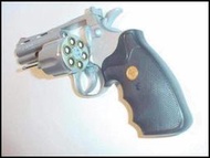 拼現金6吋左輪槍之銀色巨蟒PYTHON357空氣槍手槍生存遊戲玩具槍BB彈附六發彈殼