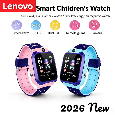 Lenovo 4g Mini Smart Children Watch Sim Card Call Camera Watch Gps Tracking Children's Smart Waterpr