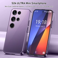 New Product S24 Ultra Full Screen Mini Smartphone 4.0-inch Screen Mini Phone 3G/4G Network Memory 3G
